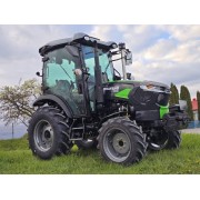 Трактор TERRAFENG 604XL зелений із шумоізольованою кабіною та кондиціонером, євронавіска на гаках, серга